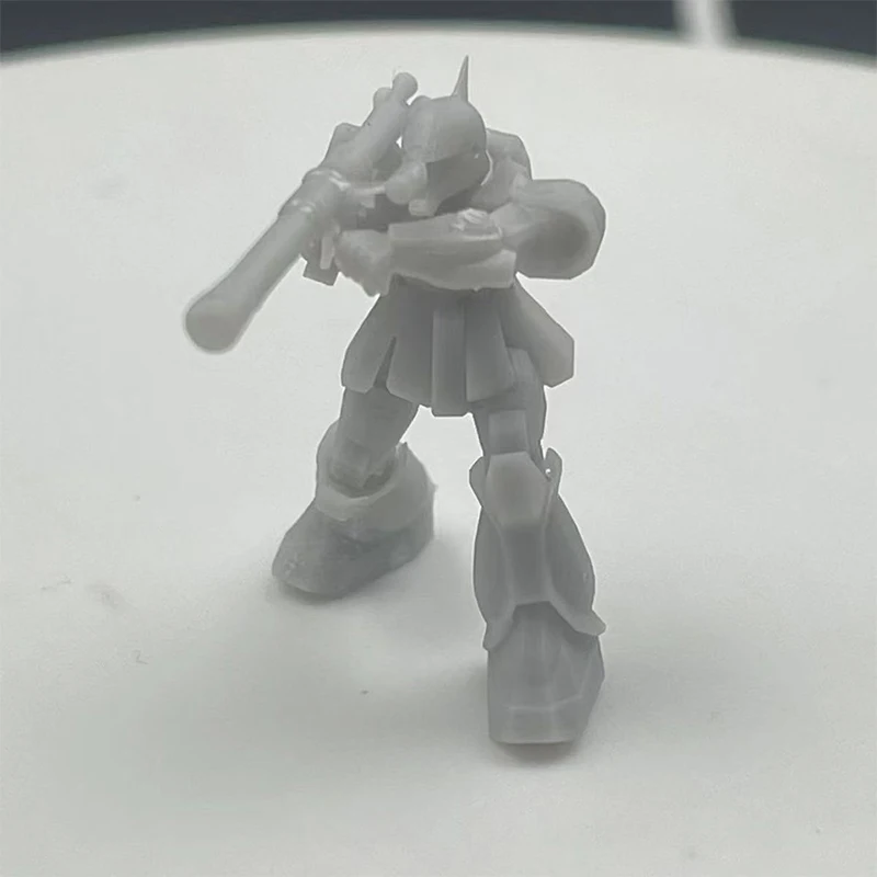 

MS-06F2 Zaku 1/700 31mm 3D Printing Resin White Mold Mini Miniature Model Kids Gifts Toy Collection