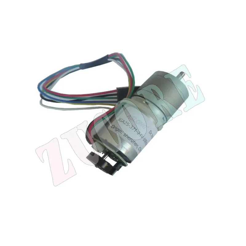 JGA25-371 Geared Motor with Encoder Speed Dial Motor, DC Gear Motor 12V