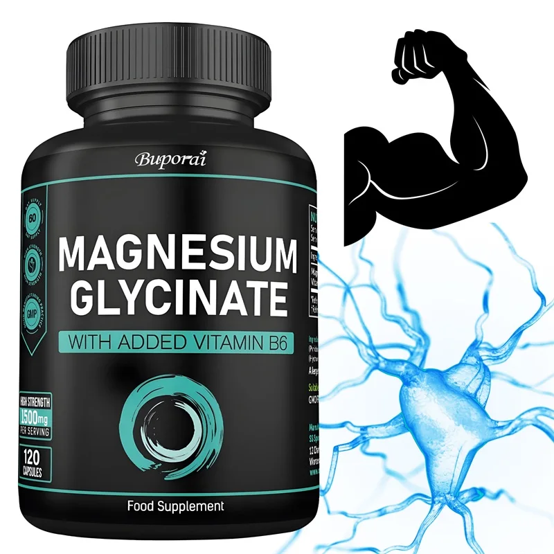 

Magnesium Glycinate Supplements - Strengthen The Immune System, Promote Normal Energy Metabolism, and Relieve Fatigue