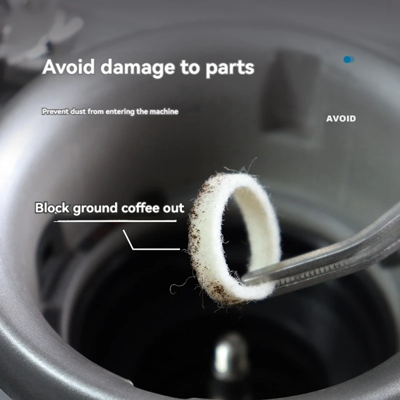 AD-Felt เครื่องซักผ้าสำหรับ Breville เครื่องชงกาแฟเอสเพรสโซเครื่องบดรุ่น BES870, BES878, SP0001575หมายเลข BES880, อุปกรณ์เสริมห่วงขนสัตว์