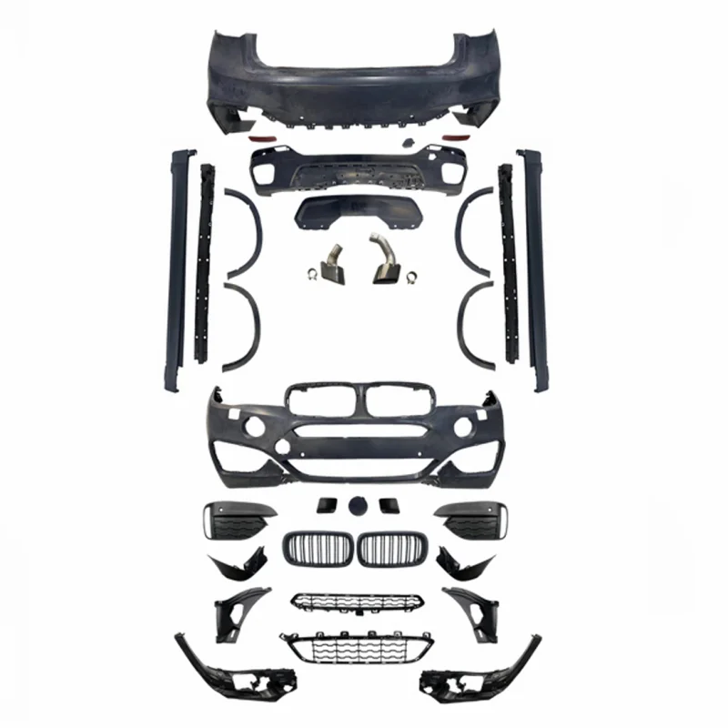 

Dream Garage Car Bumper For X6 F16 F86 2014-2019 Upgrade X6M Body Kit Side Skirt Exhaust Pipe Wheel Arches M Sport Front Rea