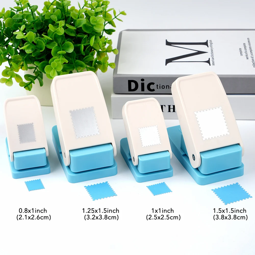 

Large Rectangular/square Postage Stamp Punch Lever Action Craft Punch for Paper Crafting Scrapbooking Diy Album Card Art Project