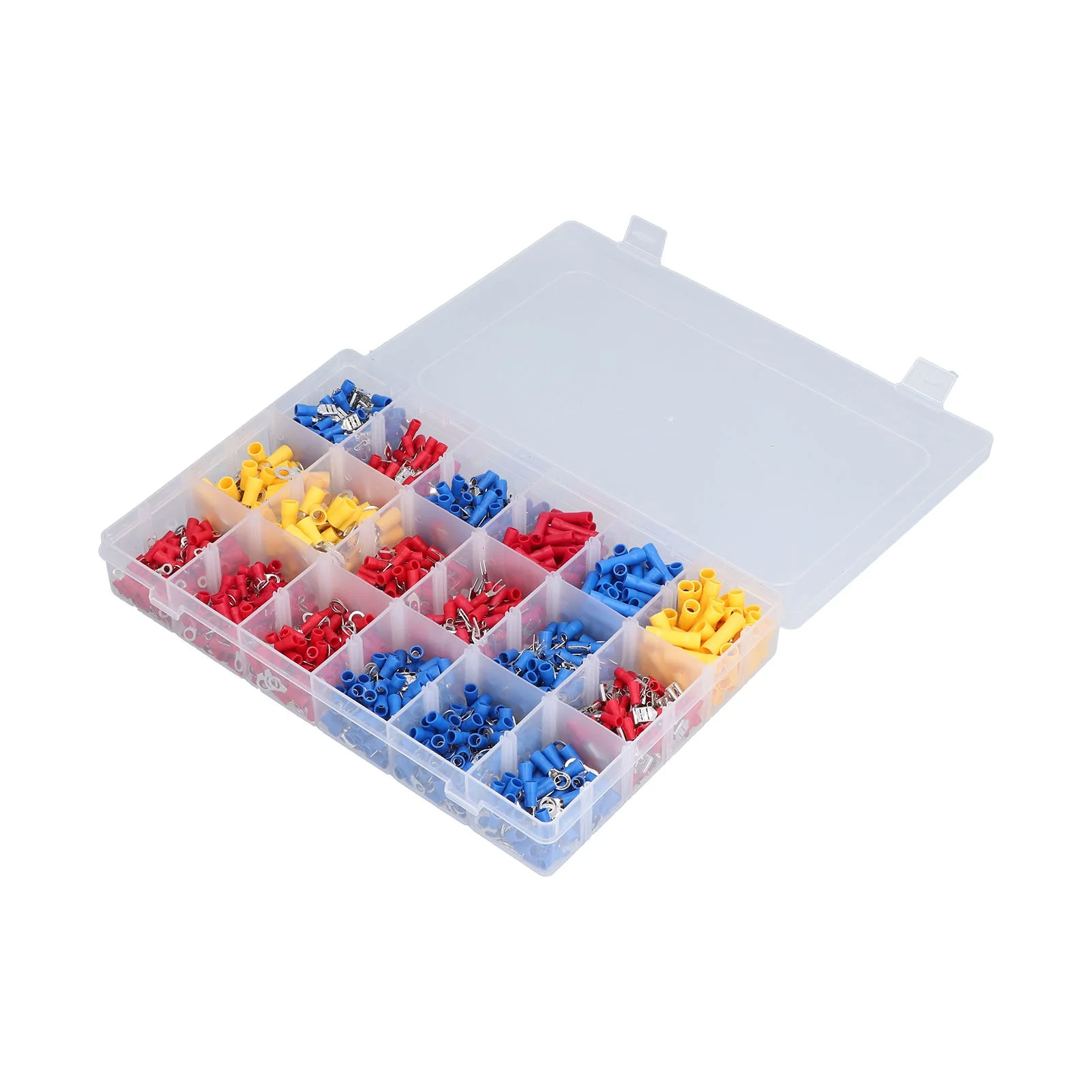 1200 Pcs Electrical Terminals Kit Quick Disconnect Insulated Wire Electrical Connectors for Automotive Marine