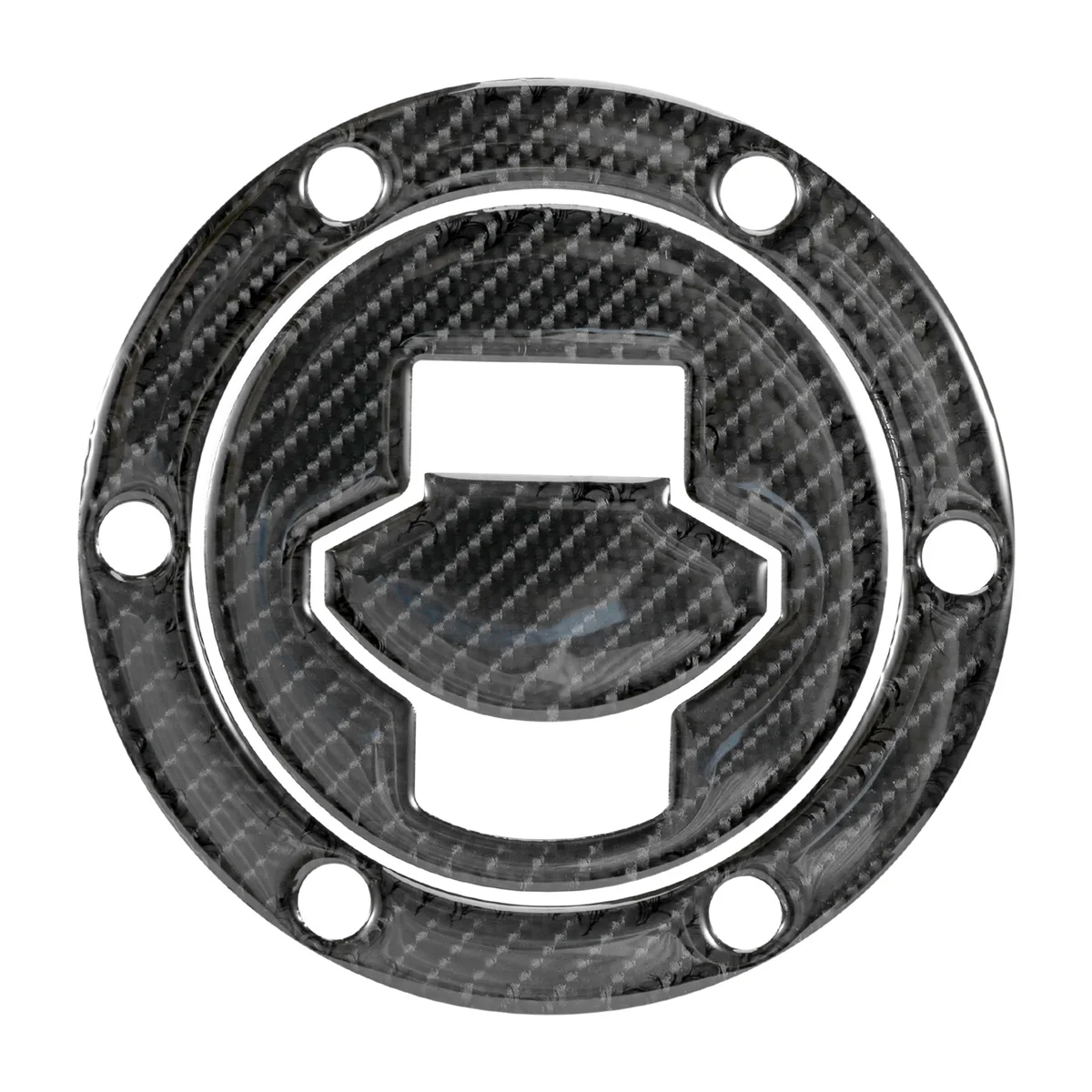 3D Carbon Fiber Tank Gas Cap Pad Filler Cover Sticker Decals For BMW R1200RT K1200S F650 R1150 R/RS/GT/LT ALLJAS