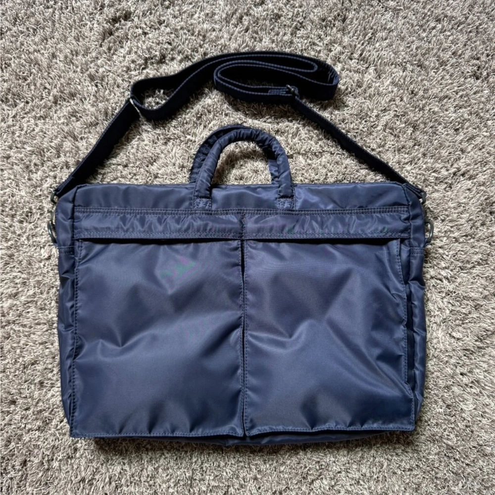 Luxury TANKER 2Way Briefcase Water‑Repellent Nylon Handbag Laptop Business Office Document Bag Men Women Daily Commute Tote Bag