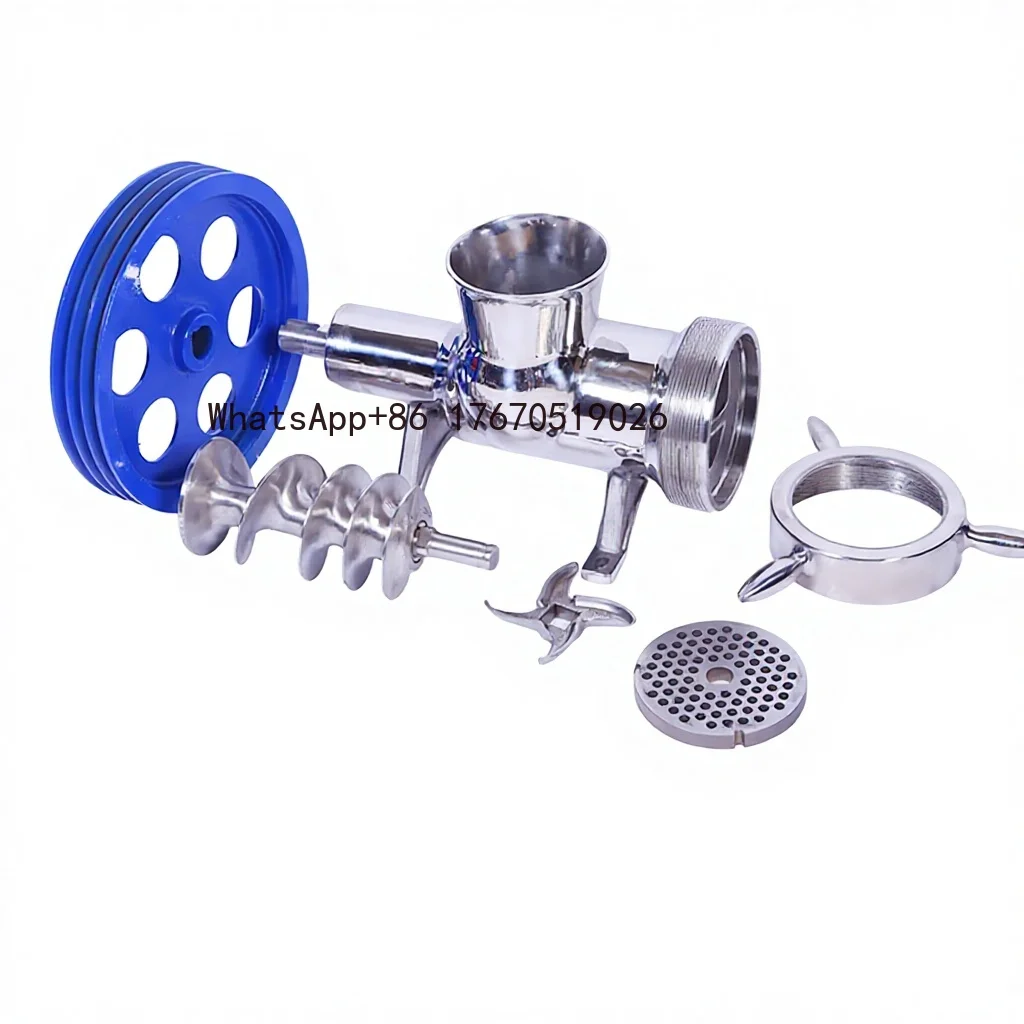 New Deign  Meat Chili Sauce  Grilled Fish Meat Grinder Large Capacity Commercial  Animal Grinder with High Power Motor