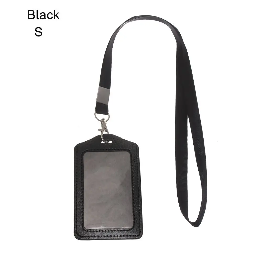 Women Men Badge Case Office Supplies Protective Shell Card Sleeve Name Card Holders Bus ID Holders