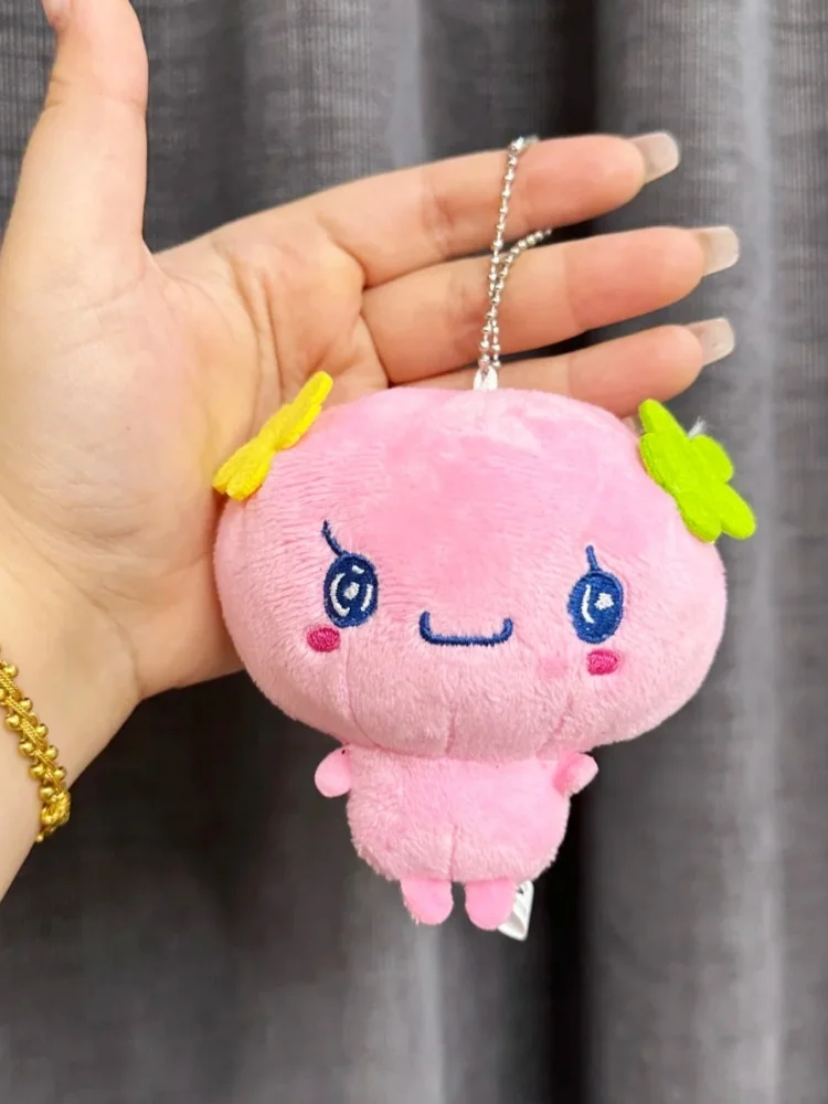 Anime Tamagotchi Pluszowa Lalka Brelok Mametchi Mimitchi Kuchipachi Śliczna Dziewczęca Zawieszka do Torebki w Kształcie Serca Kolekcjonerska Zabawka z Kreskówek