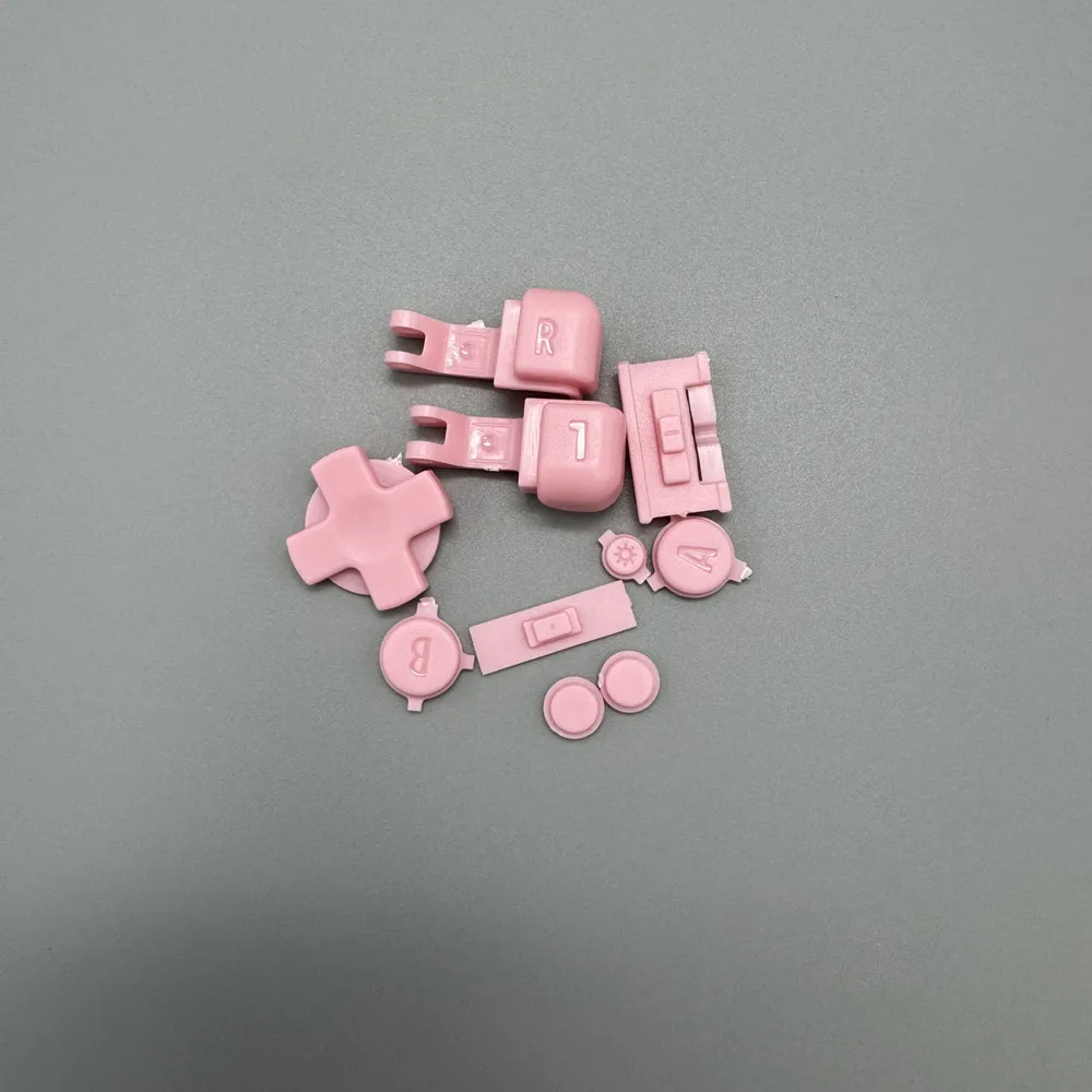 لون زر عملية AB الصليب D-الوسادة ل Gameboy مقدما SP GBASP ، مفتاح الاتجاه ، عالية الجودة