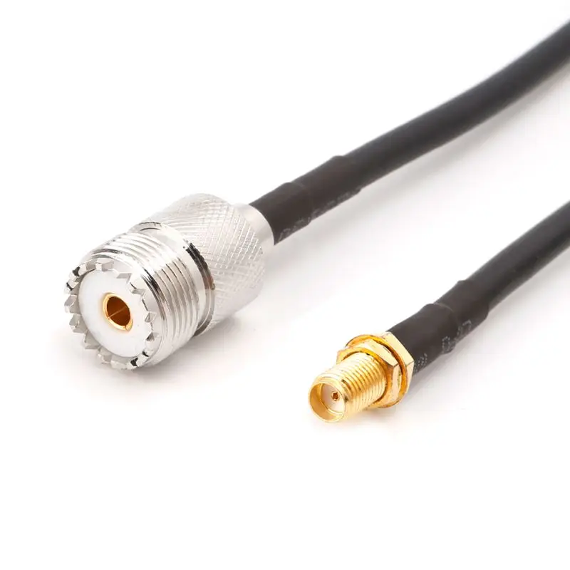 SMA Female To UHF SO239 PL259 Female RG58 Pigtail Cable RF Coaxial Assembly Cabl