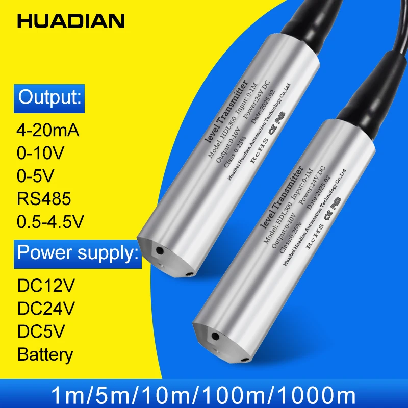 

High Accuracy Level Measuring Instruments For deep well water level gauge transmitter 4-20ma