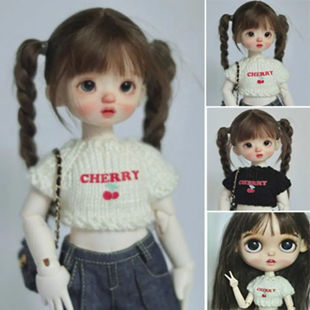 Mode Korte Trui Kleding Casual Leuke Mini Prinses Truien Tops DIY Accessoires Handgemaakt voor 1/6 BJD Poppen