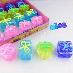 20 PCS Small Gift Box Foaming Adhesive High Transparency Fun Crystal Mud Home Toys for Children Slime High Beauty Toys