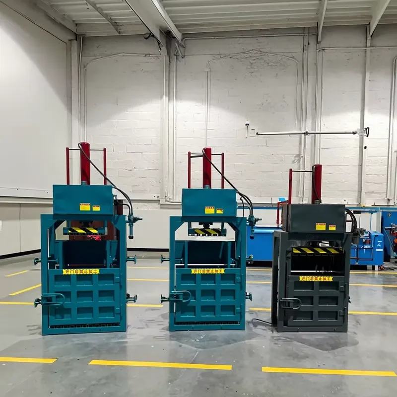 Crusher Fully Automatic Vertical Hydraulic Baler for Baling Waste Paper Plastic Carton and Scrap Metal Cardboard Baler