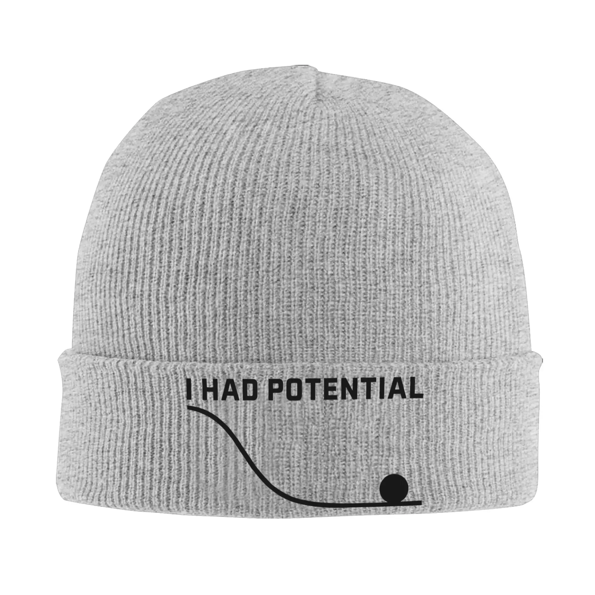 I Had Potential Project Hail Mary  Hat Autumn Winter Beanies Street Funny Meme Caps Men Women Acrylic Knitted Hat