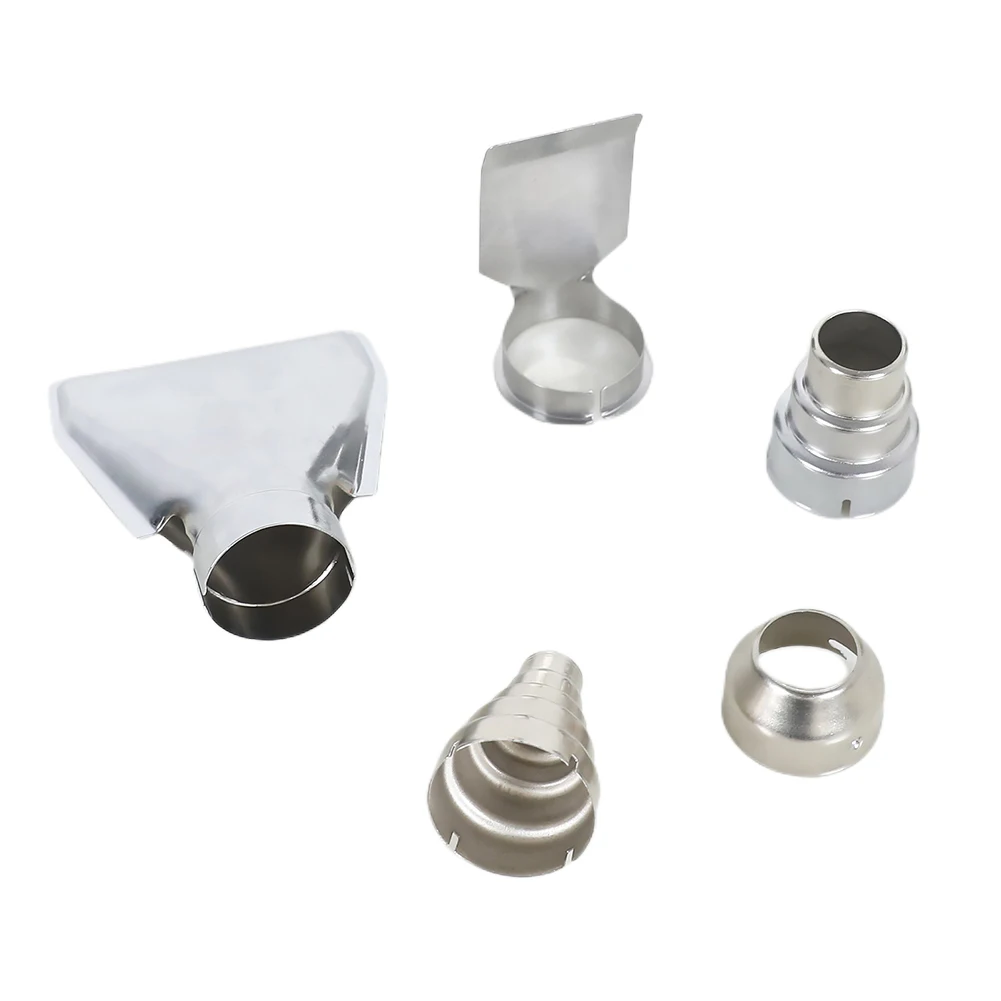 5pcs Universal Hot Heat Resisting Nozzles 35mm Fast Heating Heat Blower Nozzles for Rework Soldering Station Hot Blower