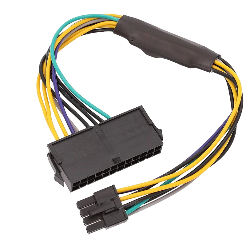 12-inch 30CM 24Pin to 8Pin ATX Power Supply Cable PSU Adapter Wire For DELL Optiplex 3020 7020 9020 Precision T1700