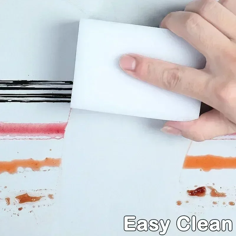 50pcs/Lot Magic Sponge Eraser White Melamine Sponge For Dishwashing Kitchen Bathroom Office Cleaner Cleaning Tools 100*