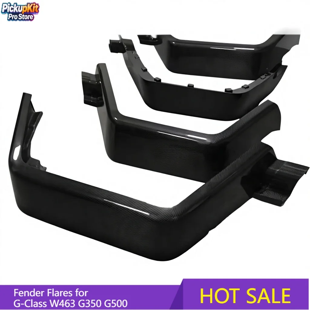 

Dry Carbon Fiber Fender Flares with Air Outlet Mudguard for G-Class W463 G350 G500 Exterior Upgrade Parts