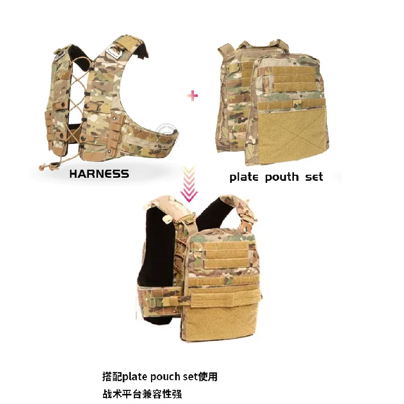 سترة تكتيكية بإطار H من AVS Mbav دقيقة #2