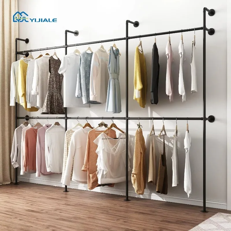 Manufacturer Wholesale Portable Clothing Rack Metal Clothes Rack for Home Office and Hospital Application