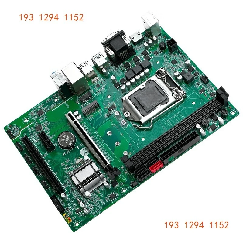 B75M/H61 main board computer desktop new main board 1155 pins DDR3 memory Core 2/3 generation i5