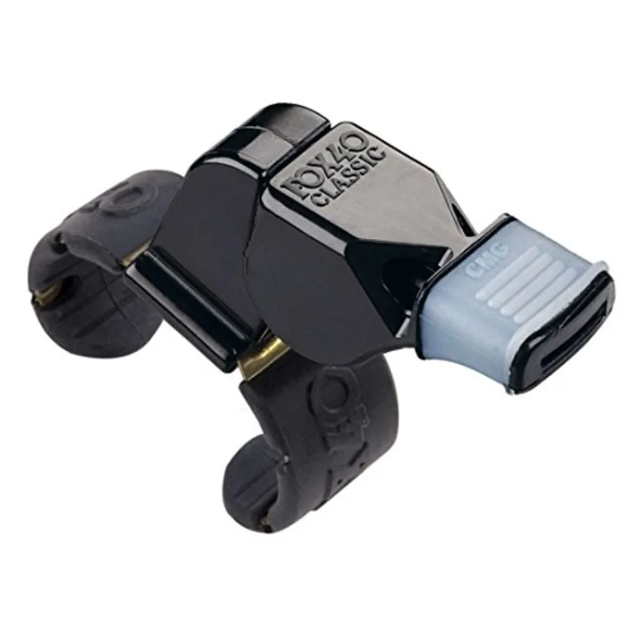 

Classic CMG Official Finger Grip Whistle Black