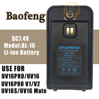 Baofeng-UV-16 Battery Walkie Talkie,High Capacity,Dual Band,High Power Radio,Long Range, Two Way CB Radio, UV-16 PRO Mate, V1/V2