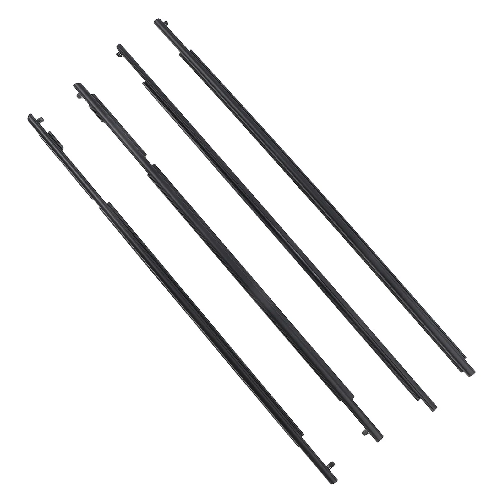 Car Door Window Weatherstrip Sealing Belt Molding Trim Set 75711-60072  for Toyota Land Cruiser Prado 150 Series 2010 to 2020 view 5