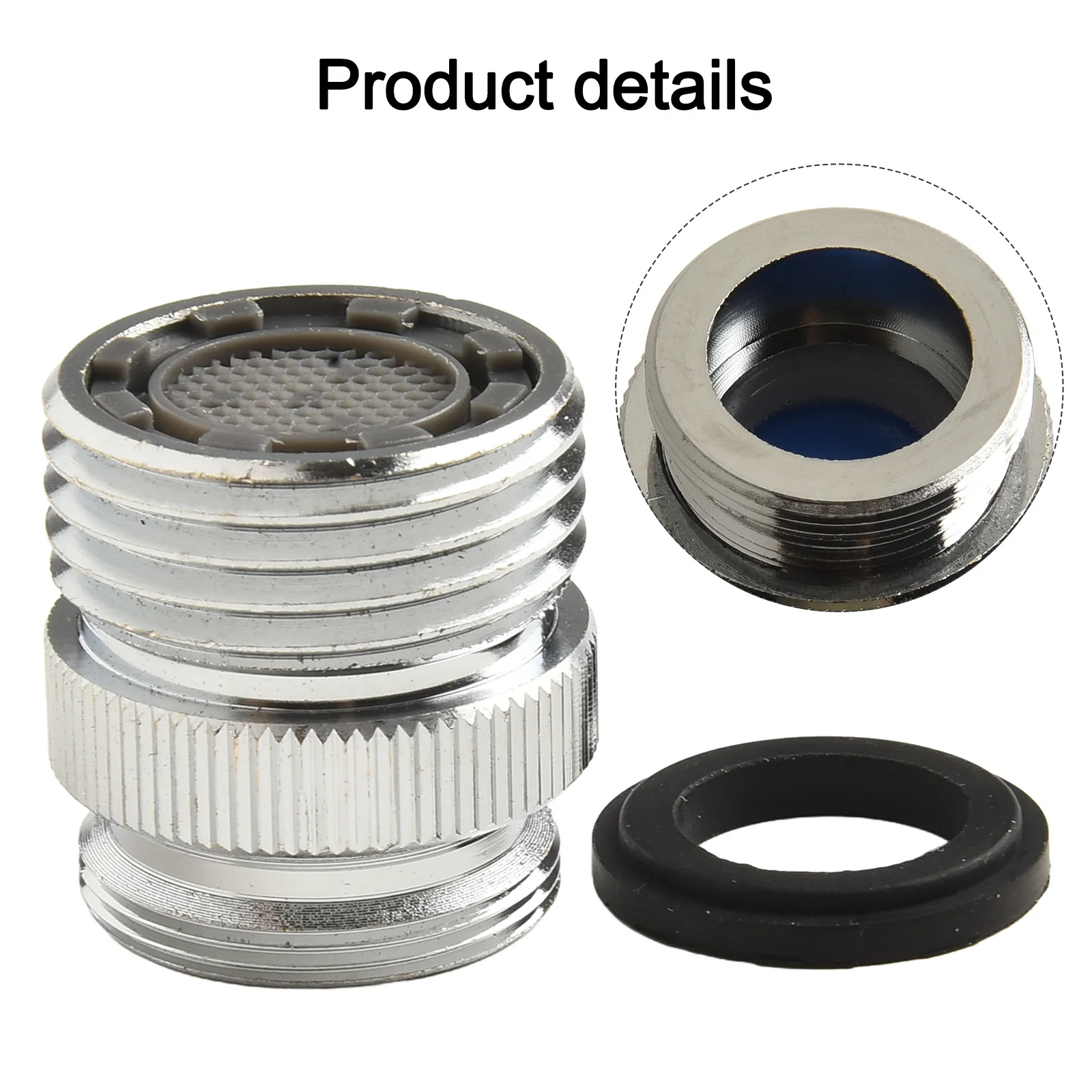 

3 4inch Faucet Adapter Efficient Watering Solution Aerator Attachment 3 4 Inch Thread Easy Installation Efficient Splash Control