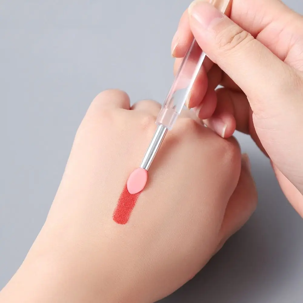 10 قطعة فرشاة فنية للأظافر من السيليكون الشفاف قابلة لإعادة الاستخدام من السيليكون الناعم أداة توزيع الأظافر متعددة الوظائف #4