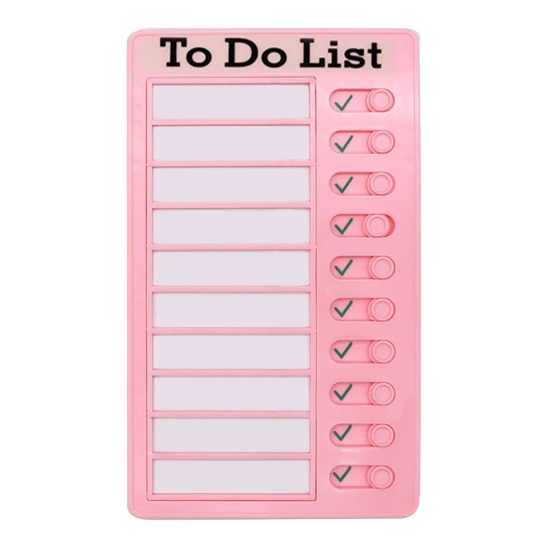 Daily Affairs Checklist Wall Mount Memo Boards Portable Adjustable Daily Checklist Board for RV Home Elder Daily Care