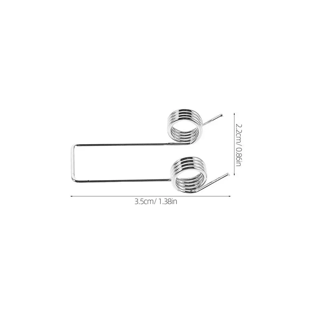 16Pcs Stainless Steel Torsional Spring Replacement for Flip Lid Trash Can Quiet Smooth Operation Household Office Garbage Bucket