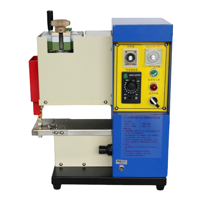 Hot Melt Adhesive Edge Gluing Machine Packaging Box Zipper Gluing Hot Melt Adhesive Pressure Sensitive Adhesive Gluing Machine