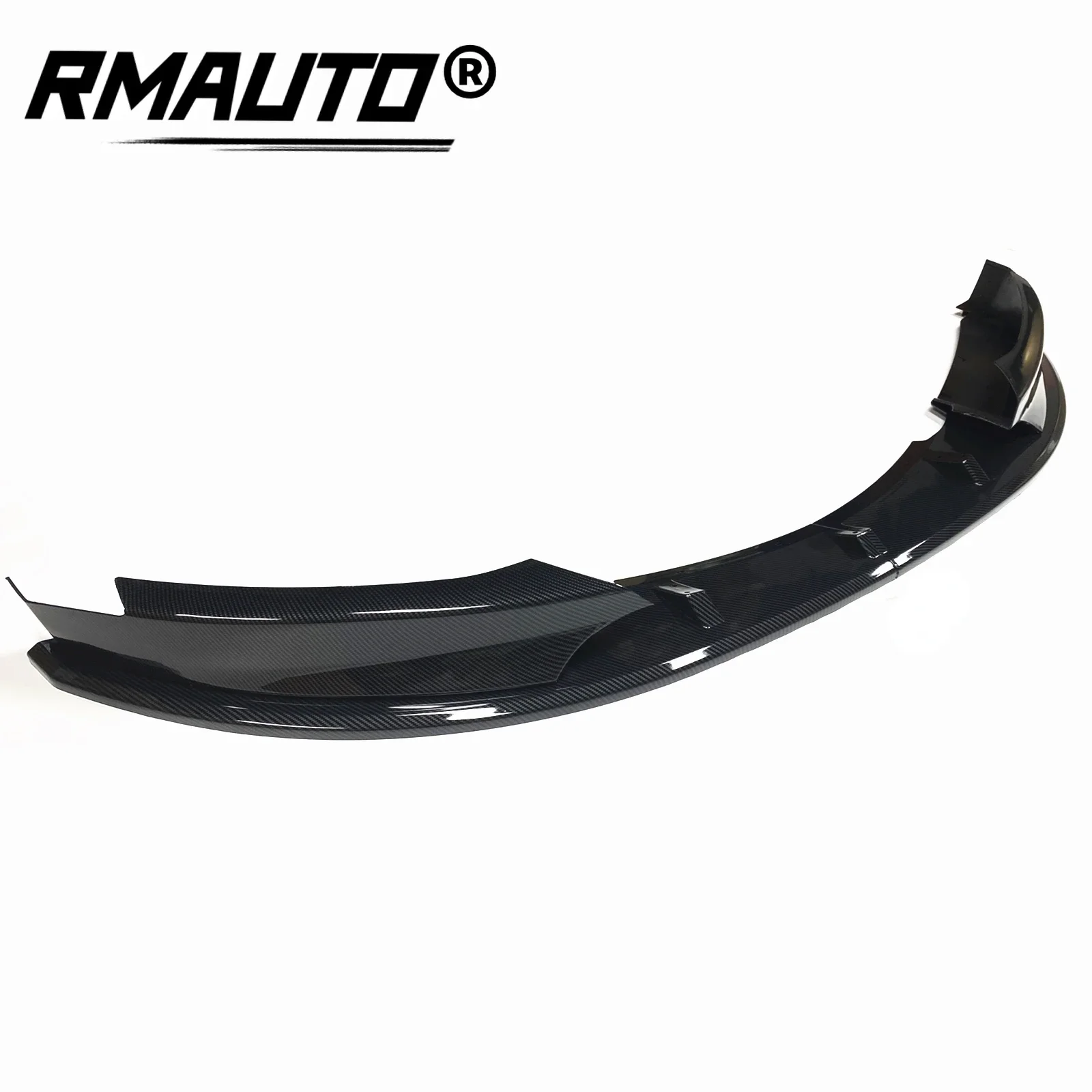 RMAUTO Carbon Fiber Car Front Bumper Splitter Spoiler Lip Diffuser For BMW 1 Series E82 E88 M Sport 2007-2013 Splitter Diffuser