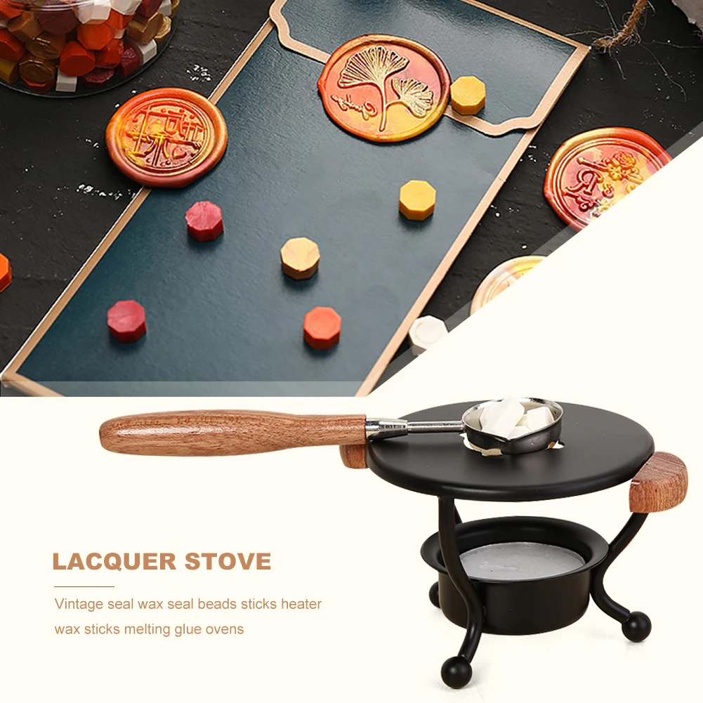 7.5cm Wax Seal Candle Sticks Heater Oven Cooker Fusion Glue Pot Melting Furnace Stove Handicrafts Card Making Tools