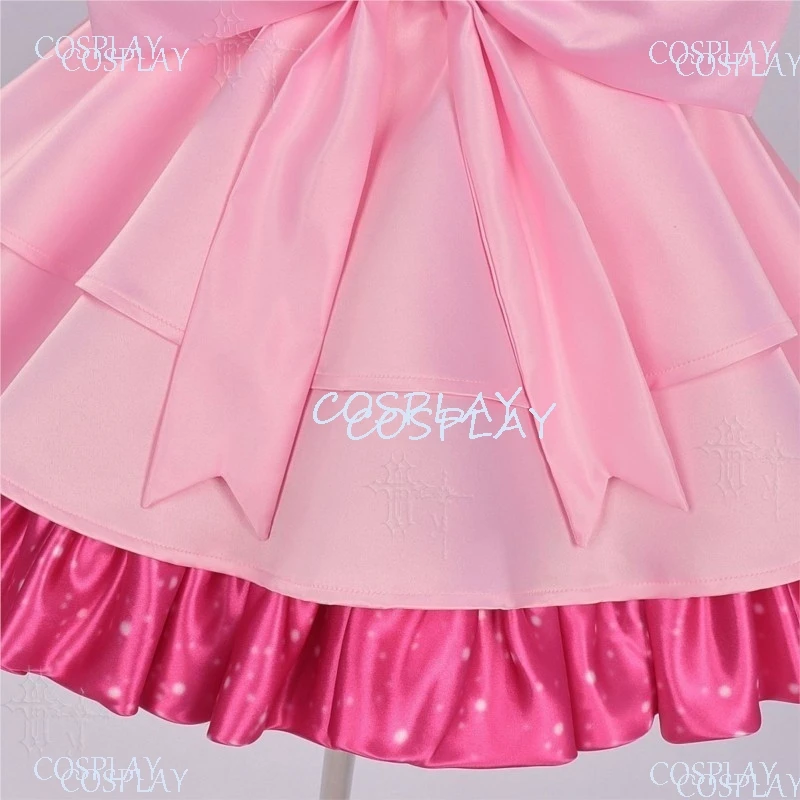 Disfraz de Cosplay Alien Stage Mizi, Vestido de Escenario Zombie Full Candy Scar Pink, Máscara Lolita, Disfraz Completo para Fiesta de Halloween