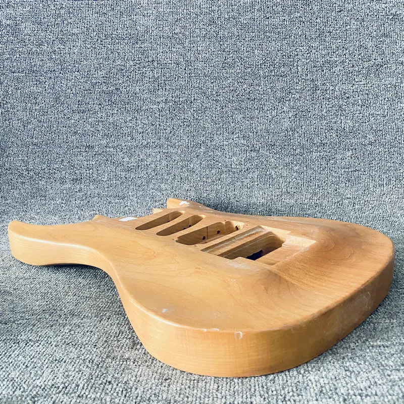 HB850  Natural Solid Alder Wood Floyd Rose Electric Guitar SSH Pickups Unfinished for Guitar Replace and DIY with Damages