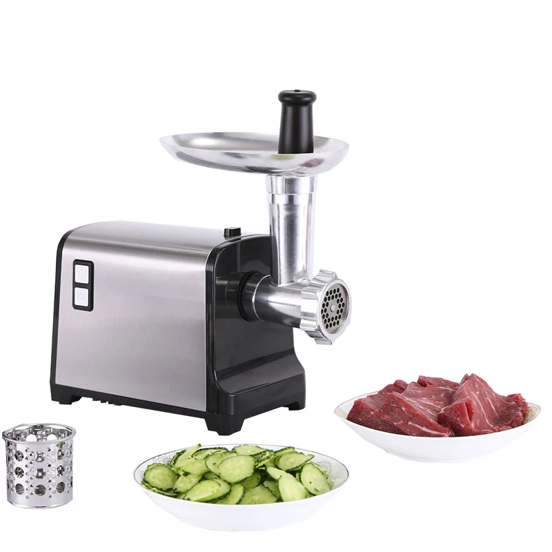 Electric Carrot Cucumber Slicer Shredded Salad Machine Vegetable Cutter Household 4-in-1 Meat Grinders Sausage Making Mincer