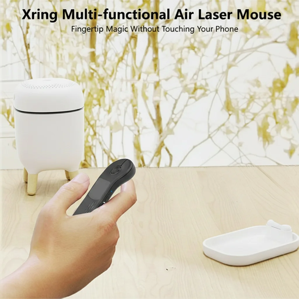 BT5.3 2.4G Air Mouse with Receiver & Touchpad Wireless Remote Control Remote Control Presenter for PC/Tablet/Smartphone
