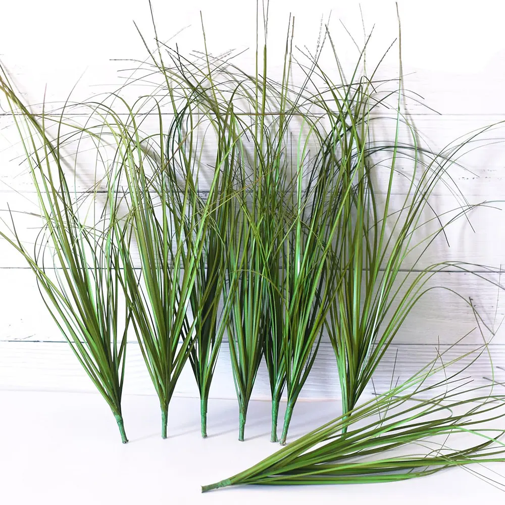 Artificial Plant Fake Greenery Artificials Onion Grass Faux Pampas Tropical Plants Simulation Weed Wheat Grass Garden Home Decor