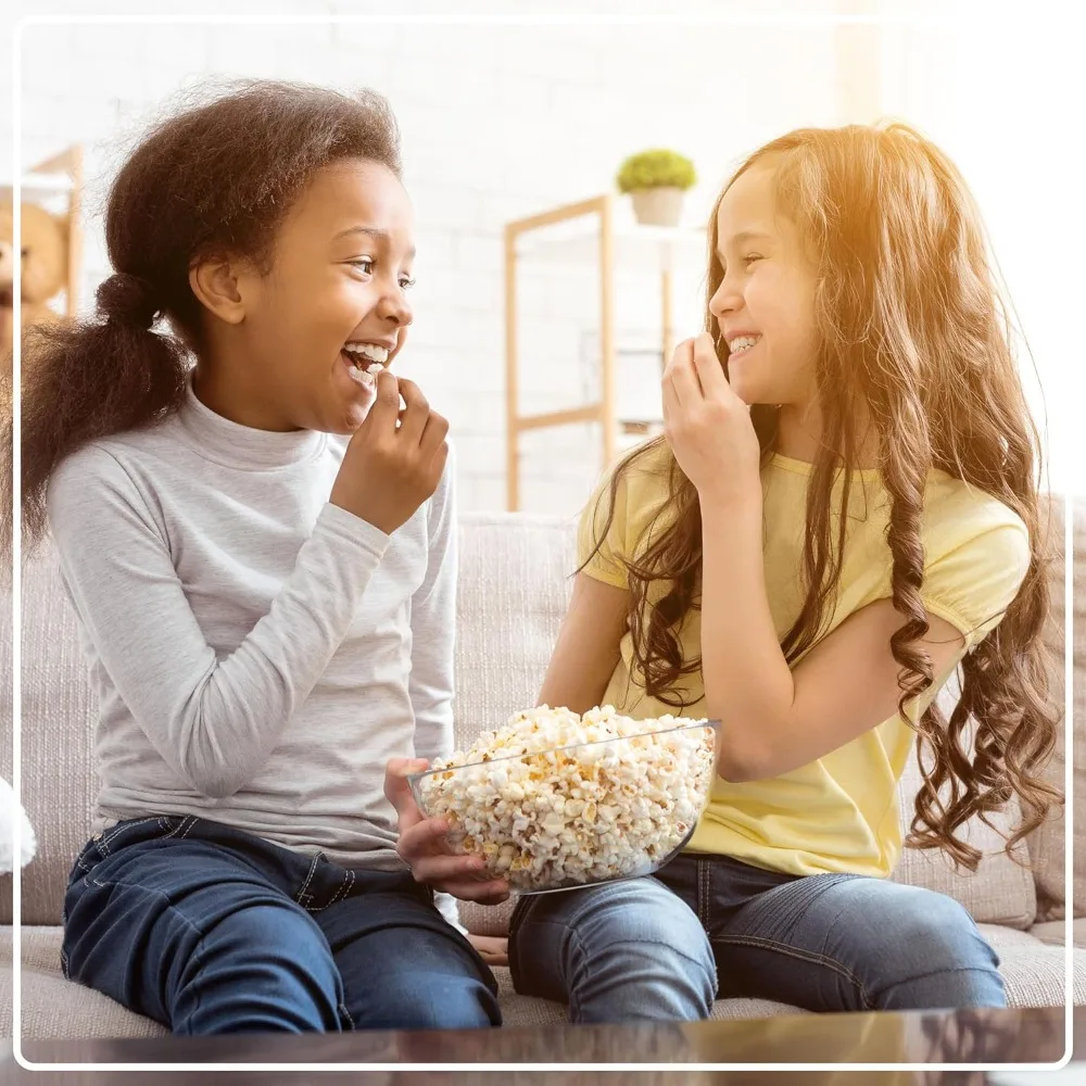 เครื่องทําป๊อปคอร์นอากาศร้อนสไตล์วินเทจ - ใช้ได้ถึง 12 ถ้วย ปลอดน้ํามัน ป๊อปคอร์นเพื่อสุขภาพ - รถเข็นยืนแบบคลาสสิกพร้อมล้อ