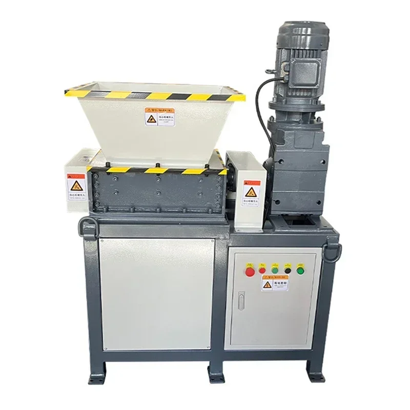 Lndustrial Electric Shredder 380V Plastic Scrap Metal Impact Shredded Machine Large Foam Wood Carton Crusher Metalworking Tools