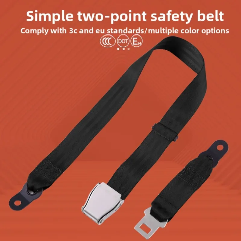Universal Safety Belt Adjustable Aircraft Car Seat Belt Extension Strap for Kids Travel Vehicles Seats Security Stripe Extender