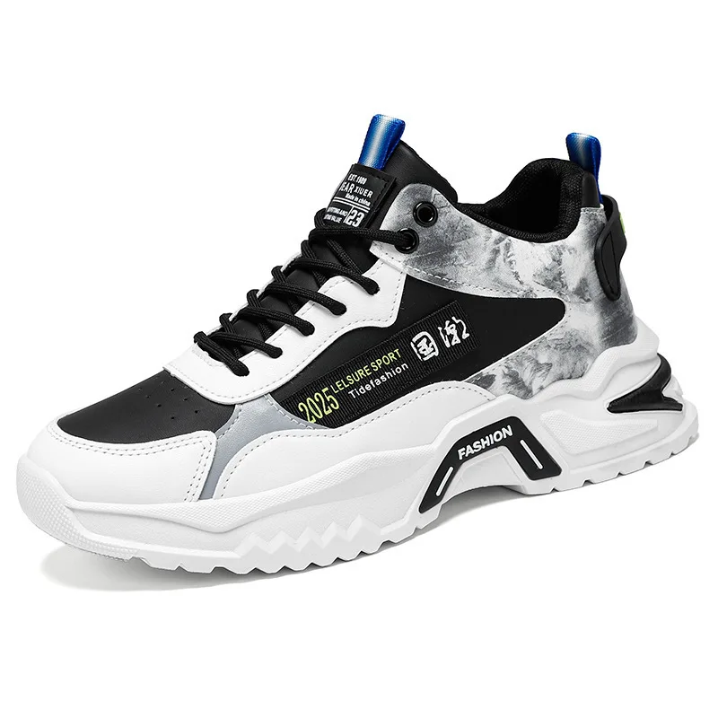 ZHIO invierno nuevo terciopelo cálido casual deportes zapatos de hombre suela gruesa altura creciente zapatos deportivos para hombres