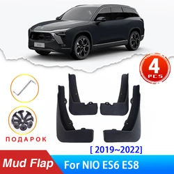 Car Mud Flaps for NIO ES6 ES8 2019 2020 2021 2022 Splash Guards Mud Guard Fender Anti-splash 4pcs Car Exterior Parts Accessories