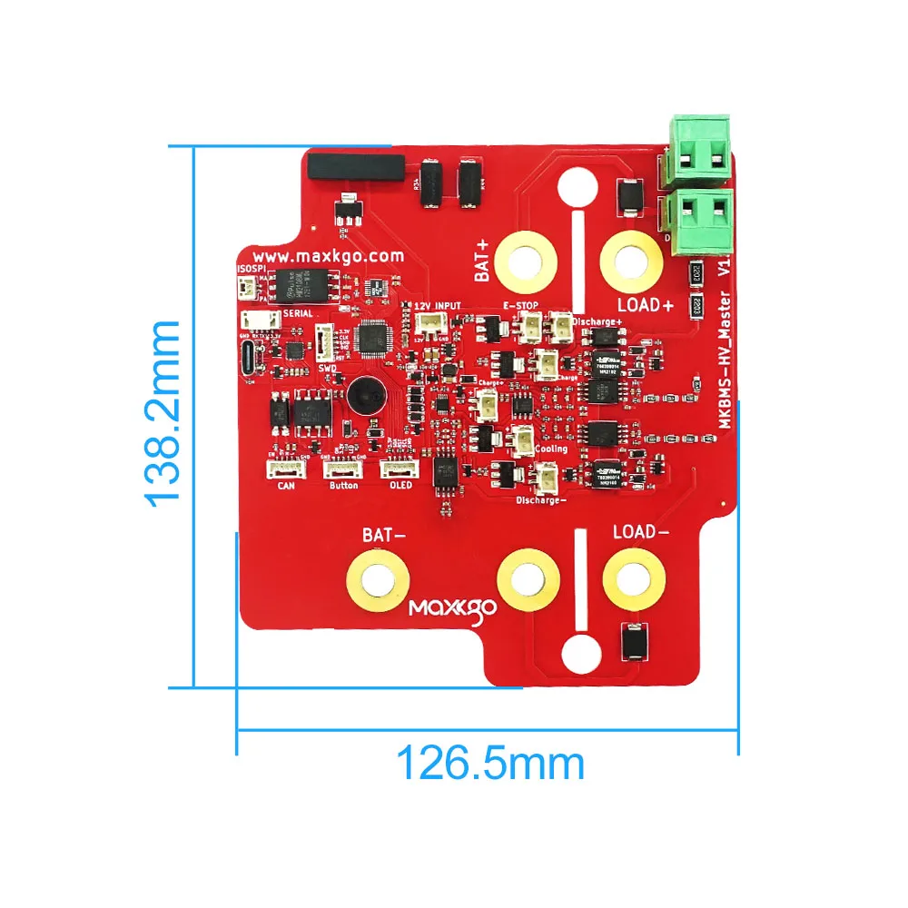 MAXKGO 96S Smart BMS Board 400V HV Master Board High Voltage Compatible With The ENNOID-BMS-TOOL For Forklift Battery Pack