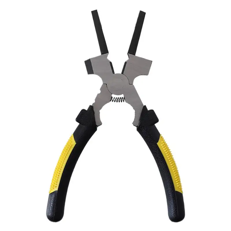 Arc Welding Clamp 7-inch Wire Welder Pliers Argon Arc Soldering Equipment Axe-Shaped Pliers Non-Slip Handle Scrape Off Spatter