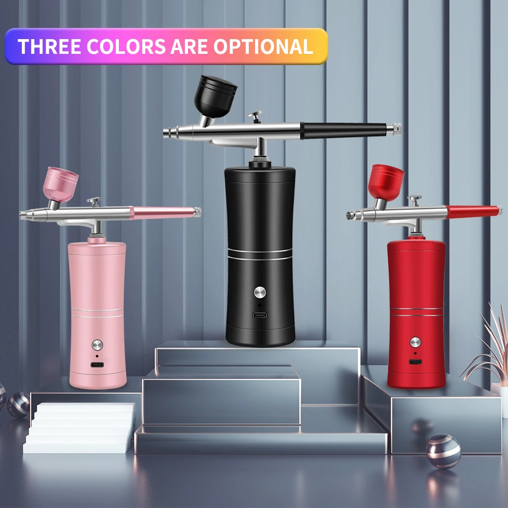 Heat Gun Paint Strip - Portable Rechargeable Wireless Airbrush With Compressor
