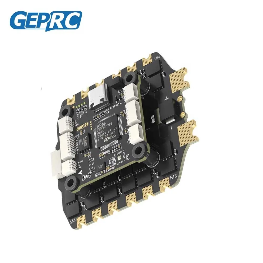 

GEPRC TAKER F722 BLS 80A V2 STACK 80A 4IN1 ESC 16MB Black Box Data Analyze Record Flight Data Plug XT60 Play Racing FPV Drone